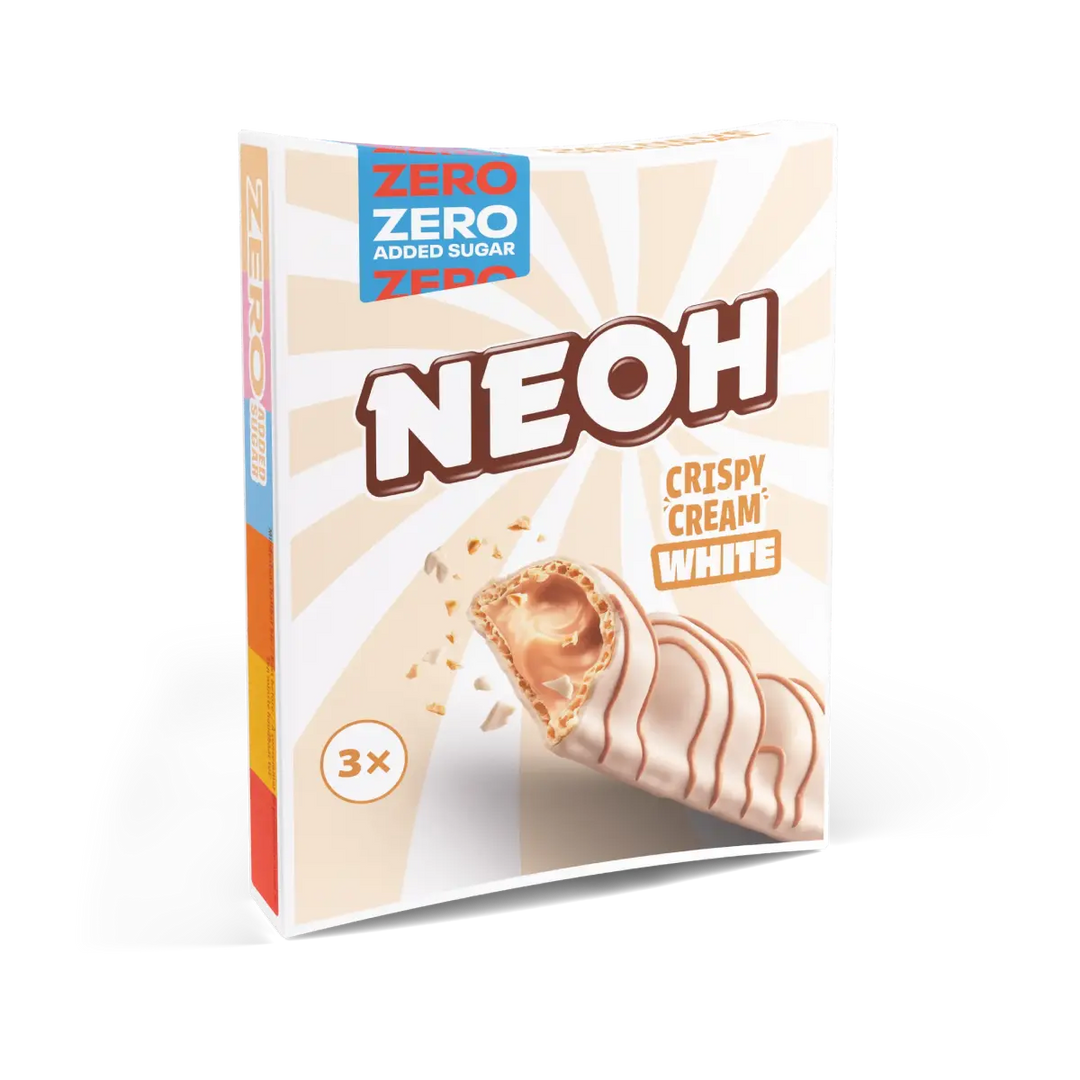 CRISPY CREAM WHITE 3er Pack – NEOH zuckerfreie Schokolade #clean
