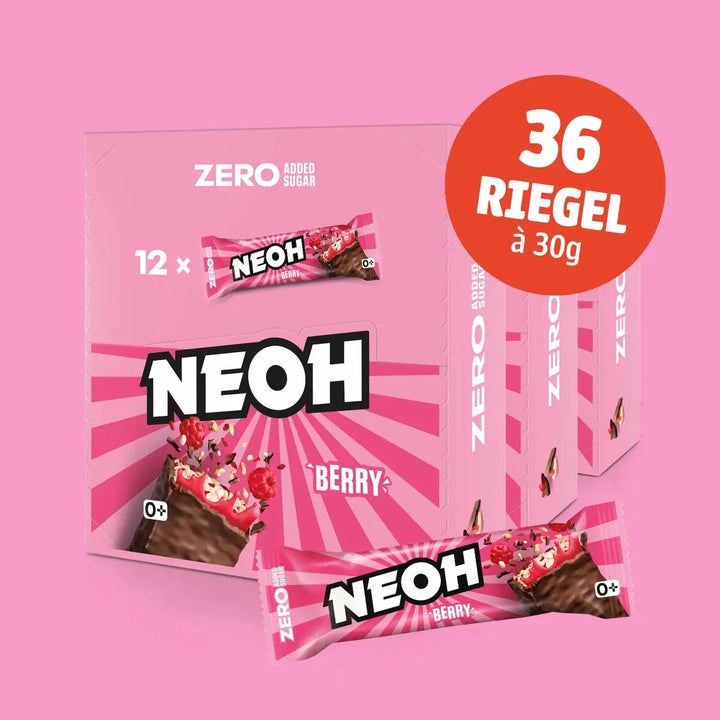Berry Riegel - NEOH zuckerfreie Schokolade #marketing
