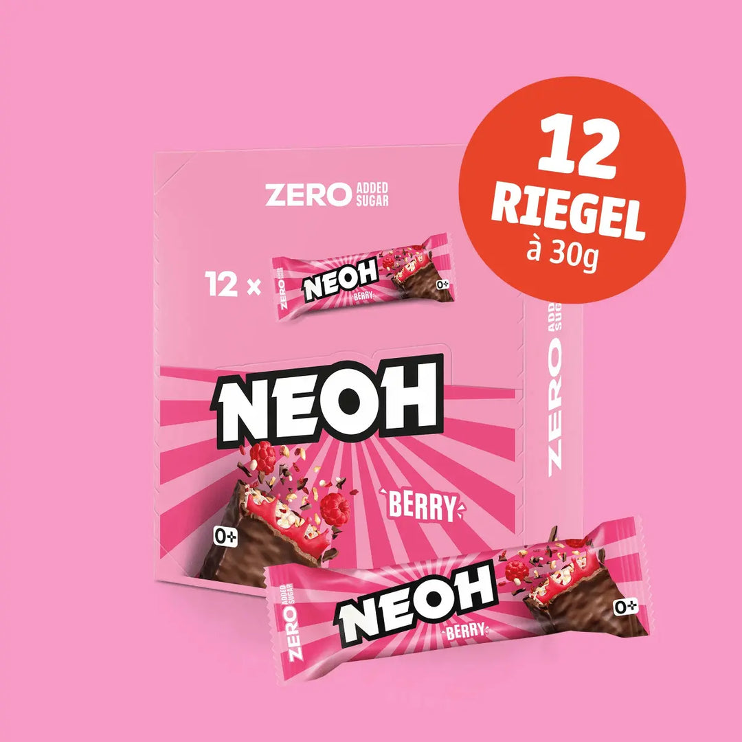 Berry Riegel - NEOH zuckerfreie Schokolade #marketing