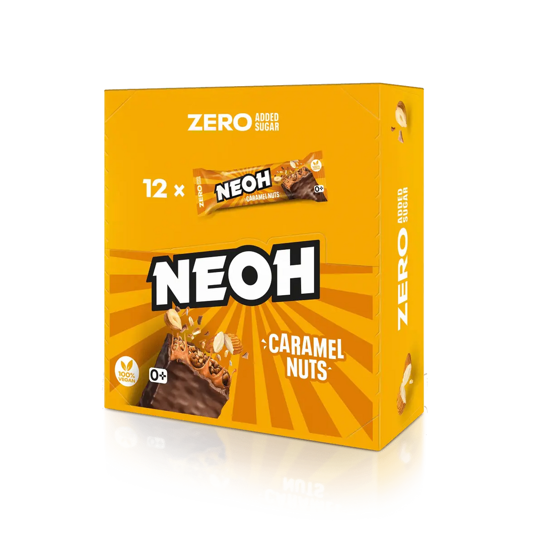 Caramel Nuts Riegel - NEOH zuckerfreie Schokolade #clean