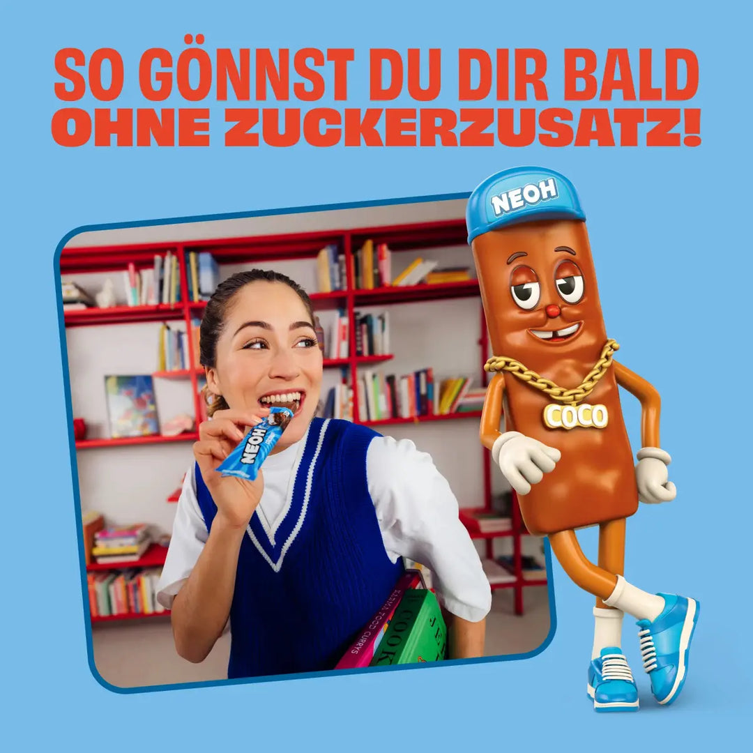 Coconut Riegel - NEOH zuckerfreie Schokolade