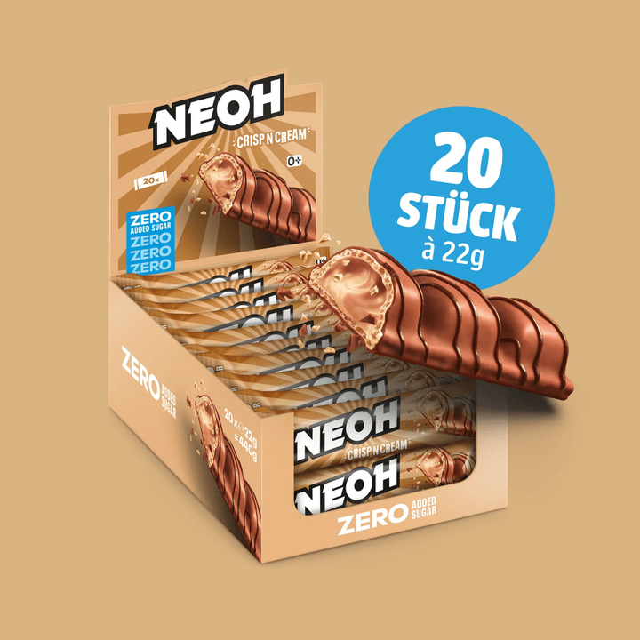 CRISP N CREAM - NEOH zuckerfreie Schokolade 
