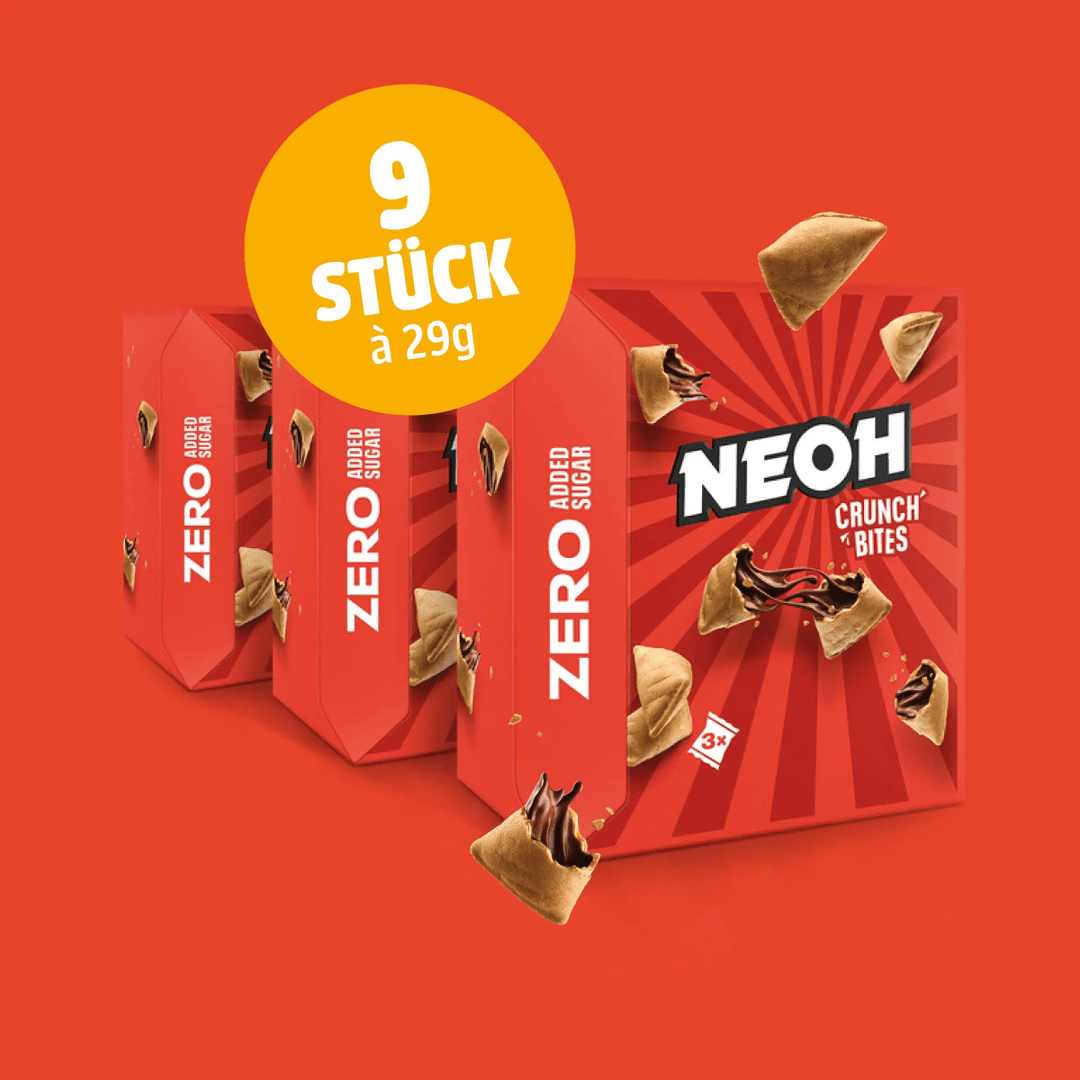 Crunch Bites - NEOH zuckerfreie Schokolade #marketing