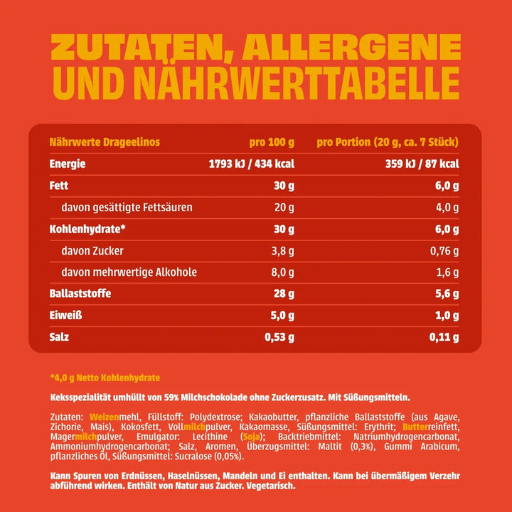 Drageelinos 60g - NEOH zuckerfreie Schokolade