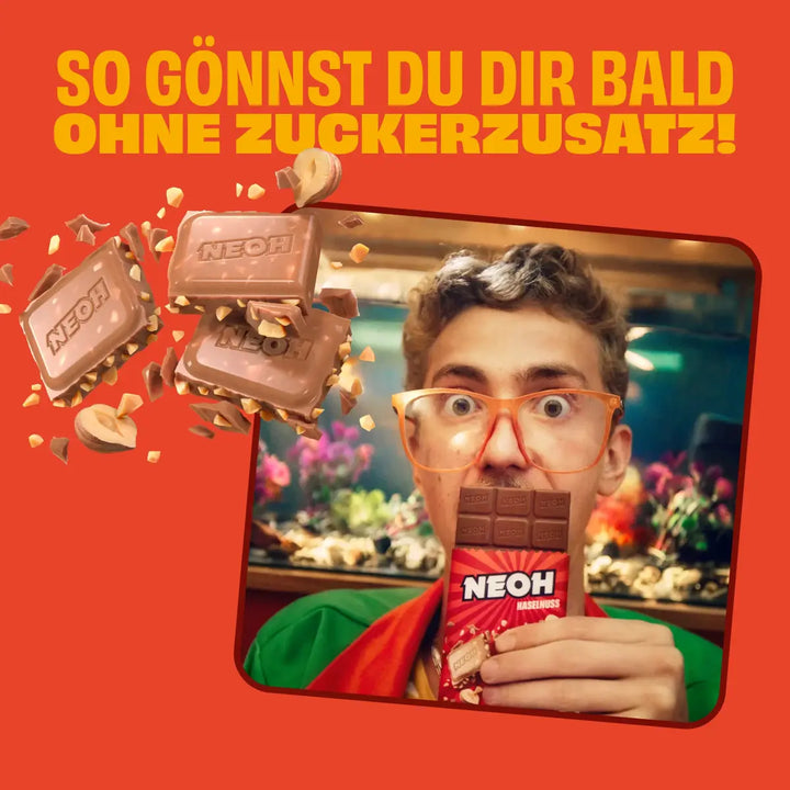 Haselnuss Schoko - NEOH zuckerfreie Schokolade