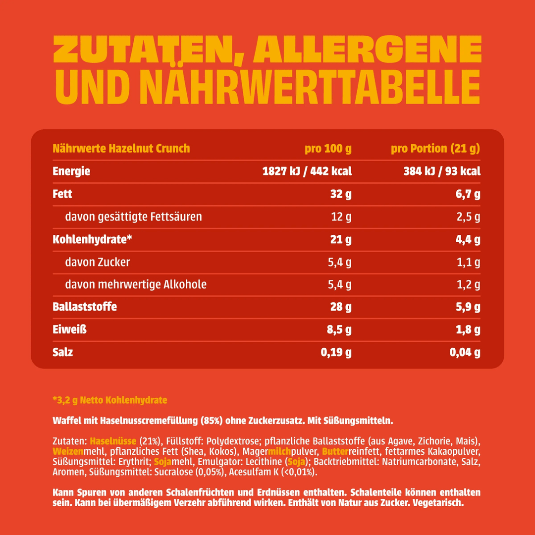 Hazelnut Crunch - NEOH zuckerfreie Schokolade
