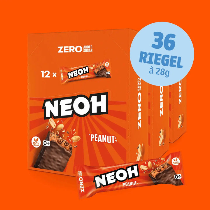 Peanut Riegel - NEOH zuckerfreie Schokolade #marketing