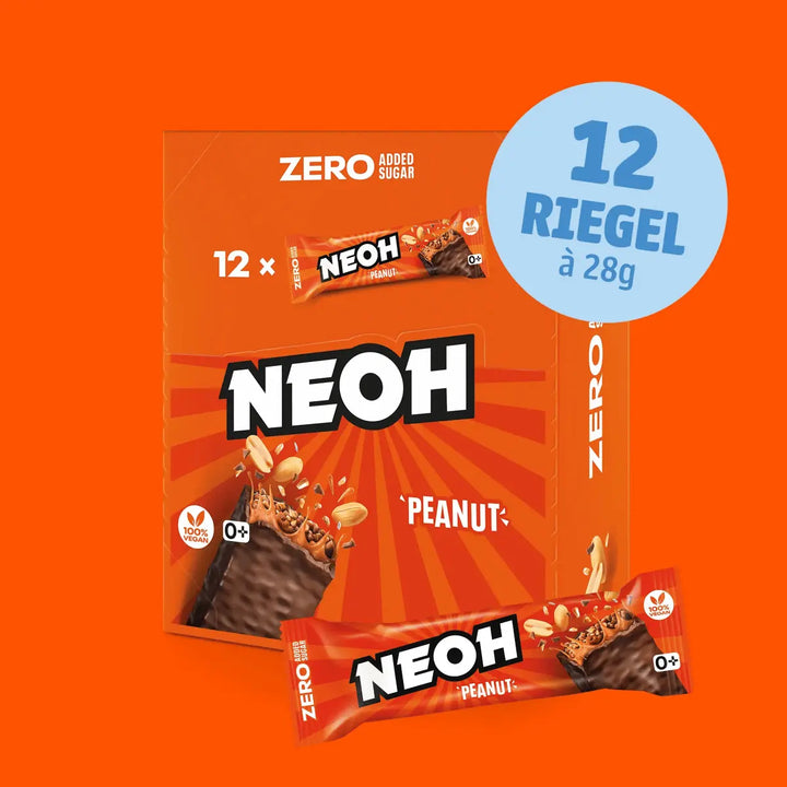 Peanut Riegel - NEOH zuckerfreie Schokolade #marketing