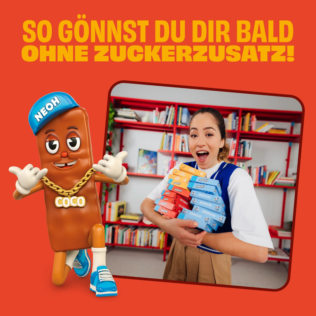 Riegel Mix – 4 Sorten - NEOH zuckerfreie Schokolade