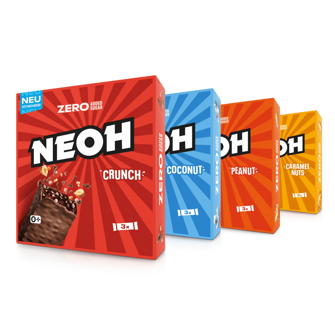 Riegel Mix – 4 Sorten - NEOH zuckerfreie Schokolade #clean