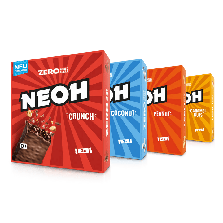 Riegel Mix – 4 Sorten - NEOH zuckerfreie Schokolade #clean