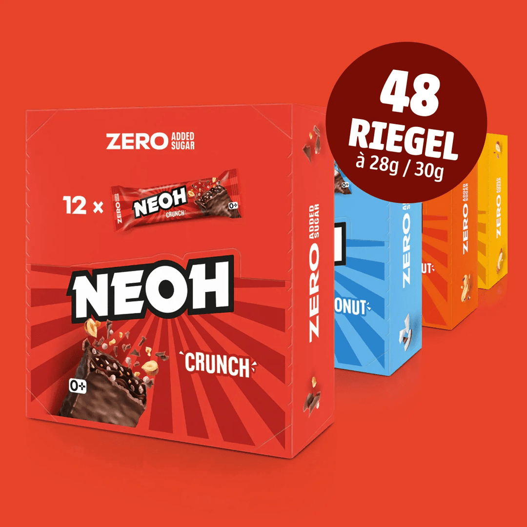 Riegel Mix – 4 Sorten - NEOH zuckerfreie Schokolade #marketing