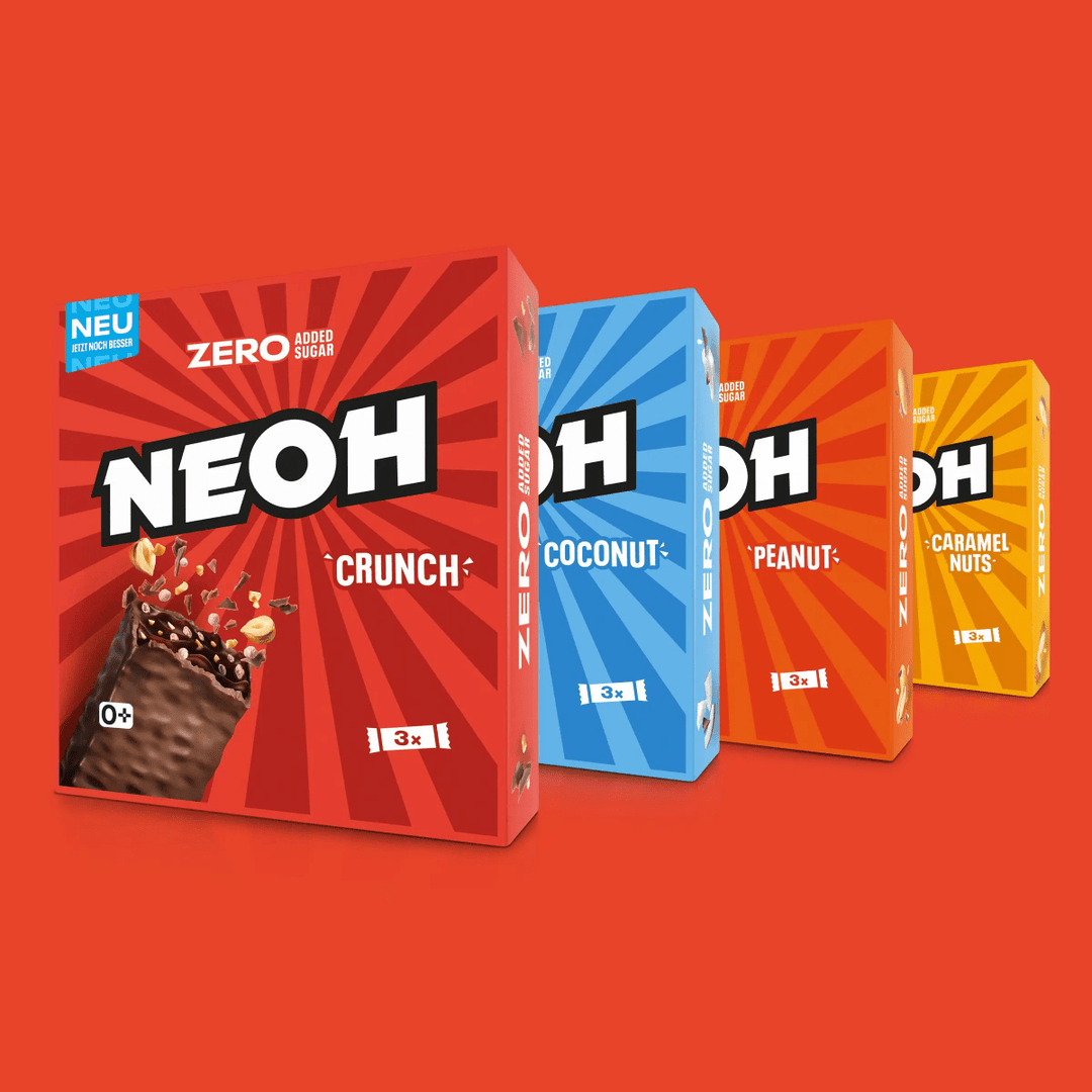Riegel Mix – 4 Sorten - NEOH zuckerfreie Schokolade