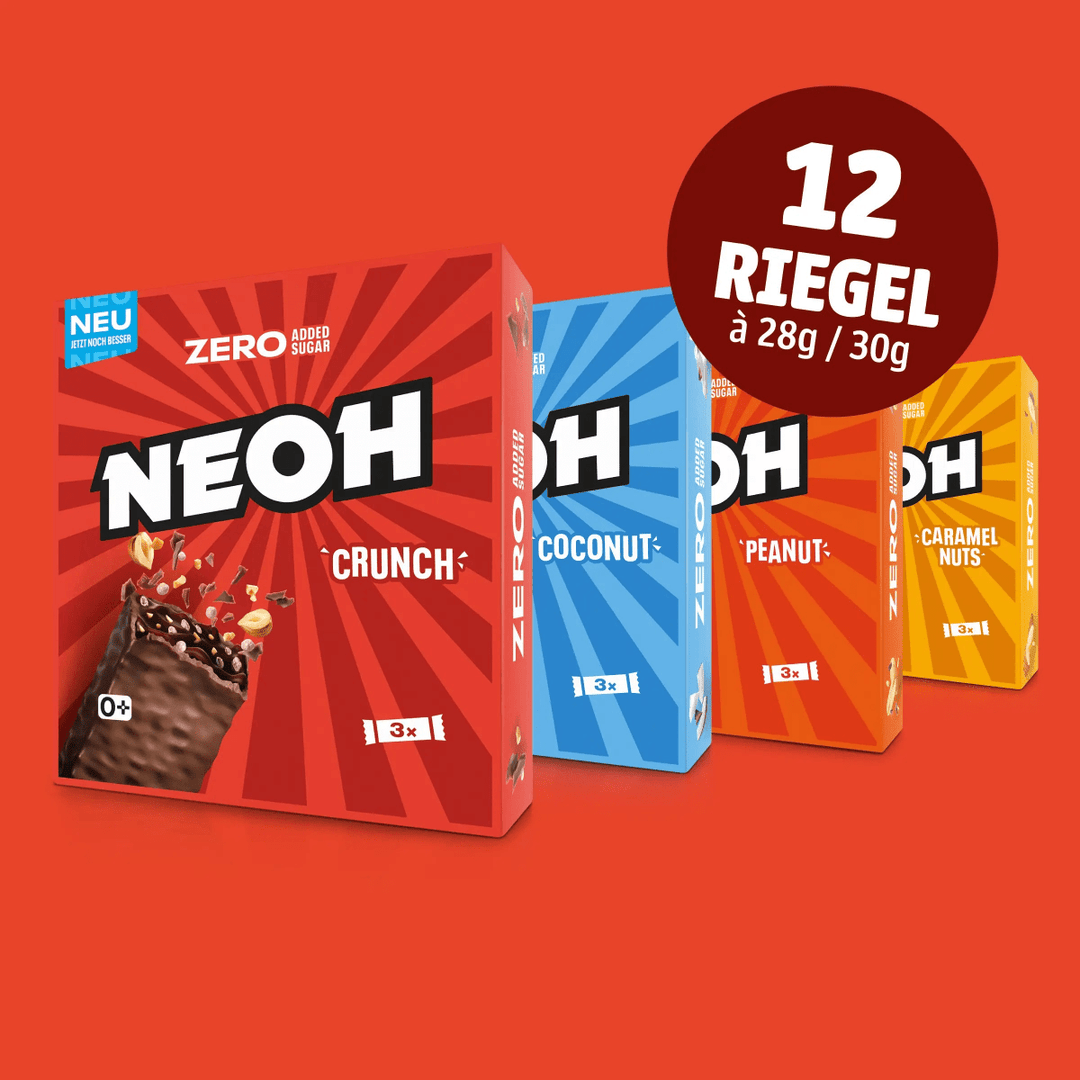 Riegel Mix – 4 Sorten - NEOH zuckerfreie Schokolade #marketing