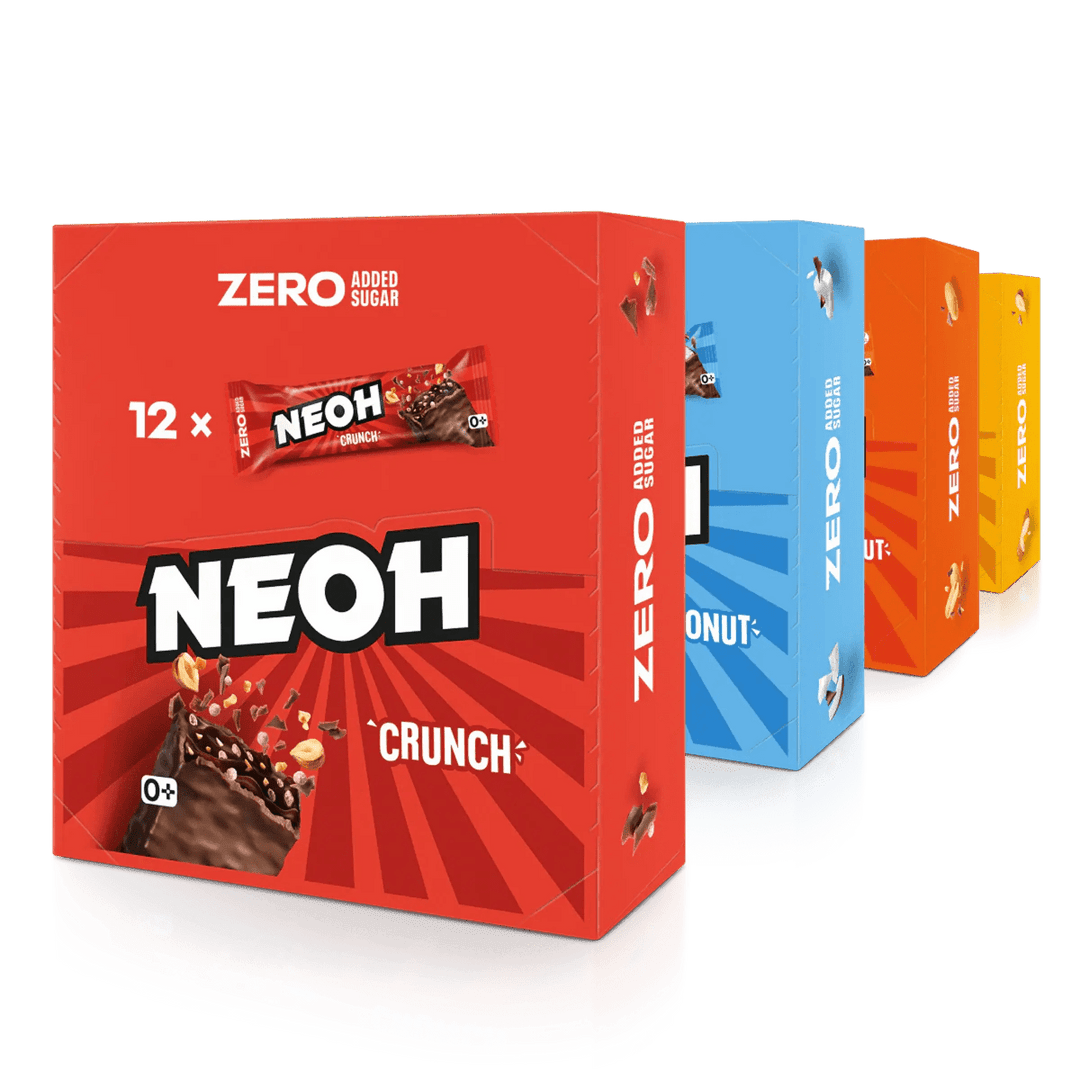 Riegel Mix – 4 Sorten - NEOH zuckerfreie Schokolade #clean