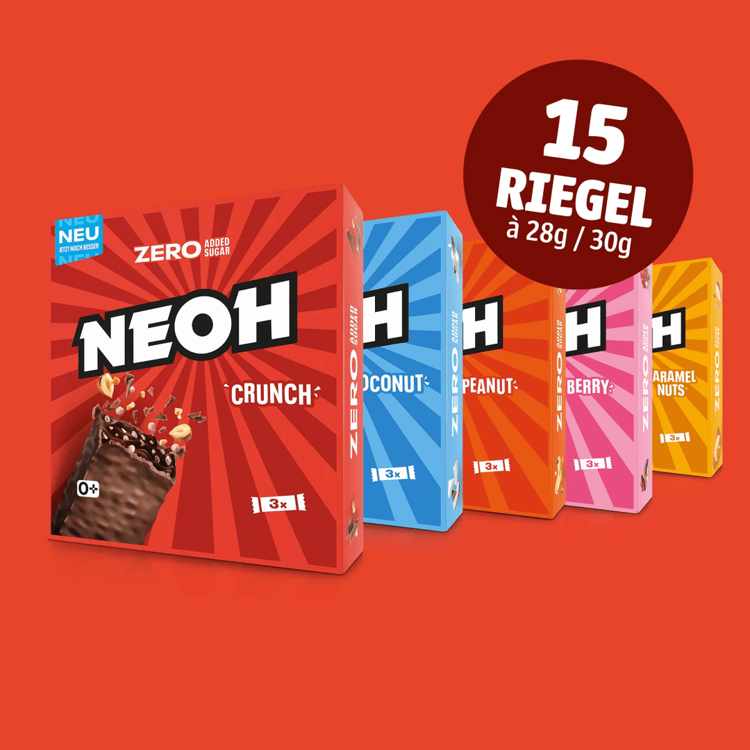 Riegel Mix - Alle 5 Sorten - NEOH zuckerfreie Schokolade #marketing