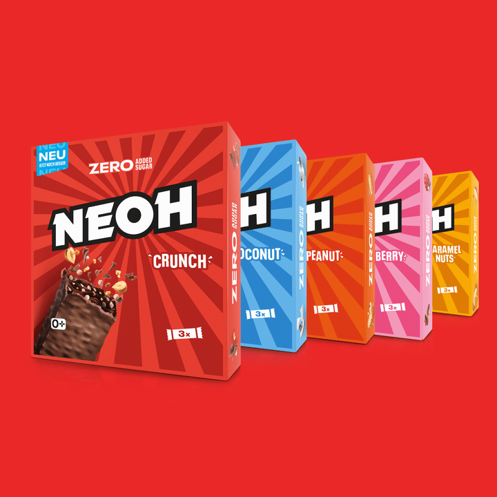 Riegel Mix - Alle 5 Sorten - NEOH zuckerfreie Schokolade