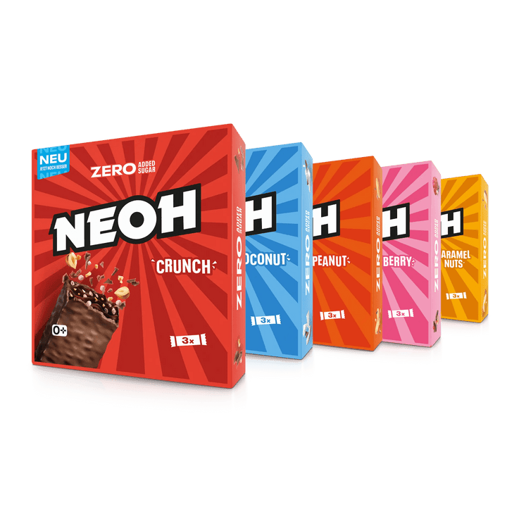 Riegel Mix - Alle 5 Sorten - NEOH zuckerfreie Schokolade #clean