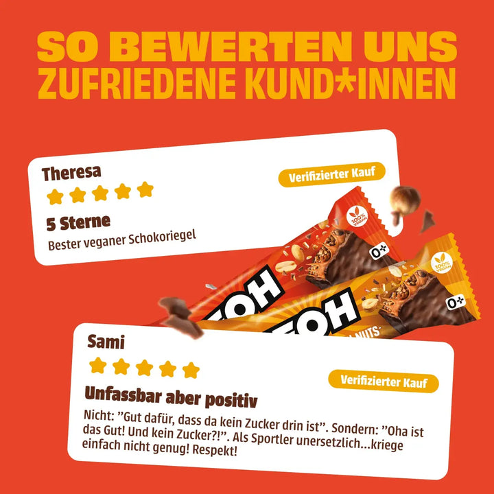 Riegel Mix Vegan - NEOH zuckerfreie Schokolade