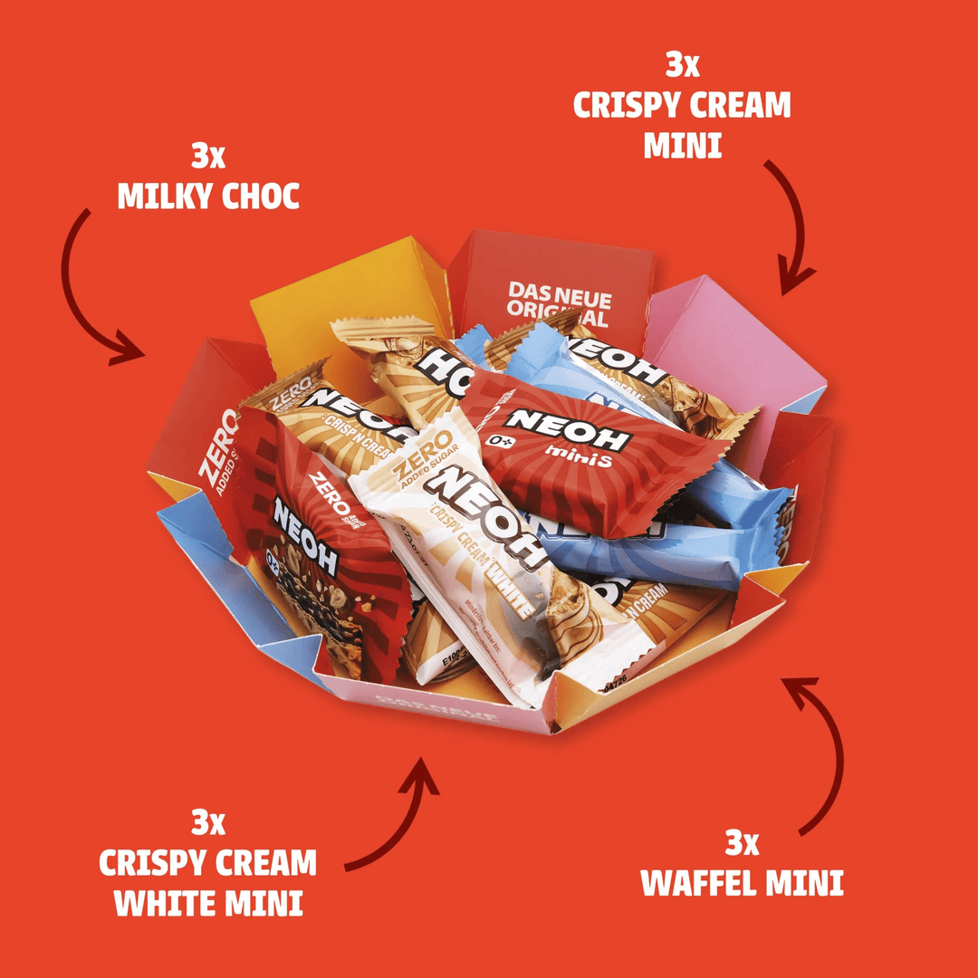 
Sweety Box von NEOH 🏆 Minis ohne Zuckerzusatz zum Teilen