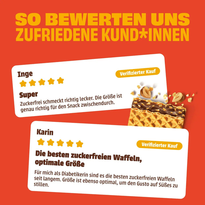 Waffel Minis Snack Box - NEOH zuckerfreie Schokolade