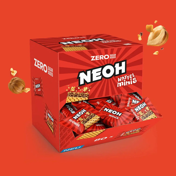 Waffel Minis Snack Box - NEOH zuckerfreie Schokolade