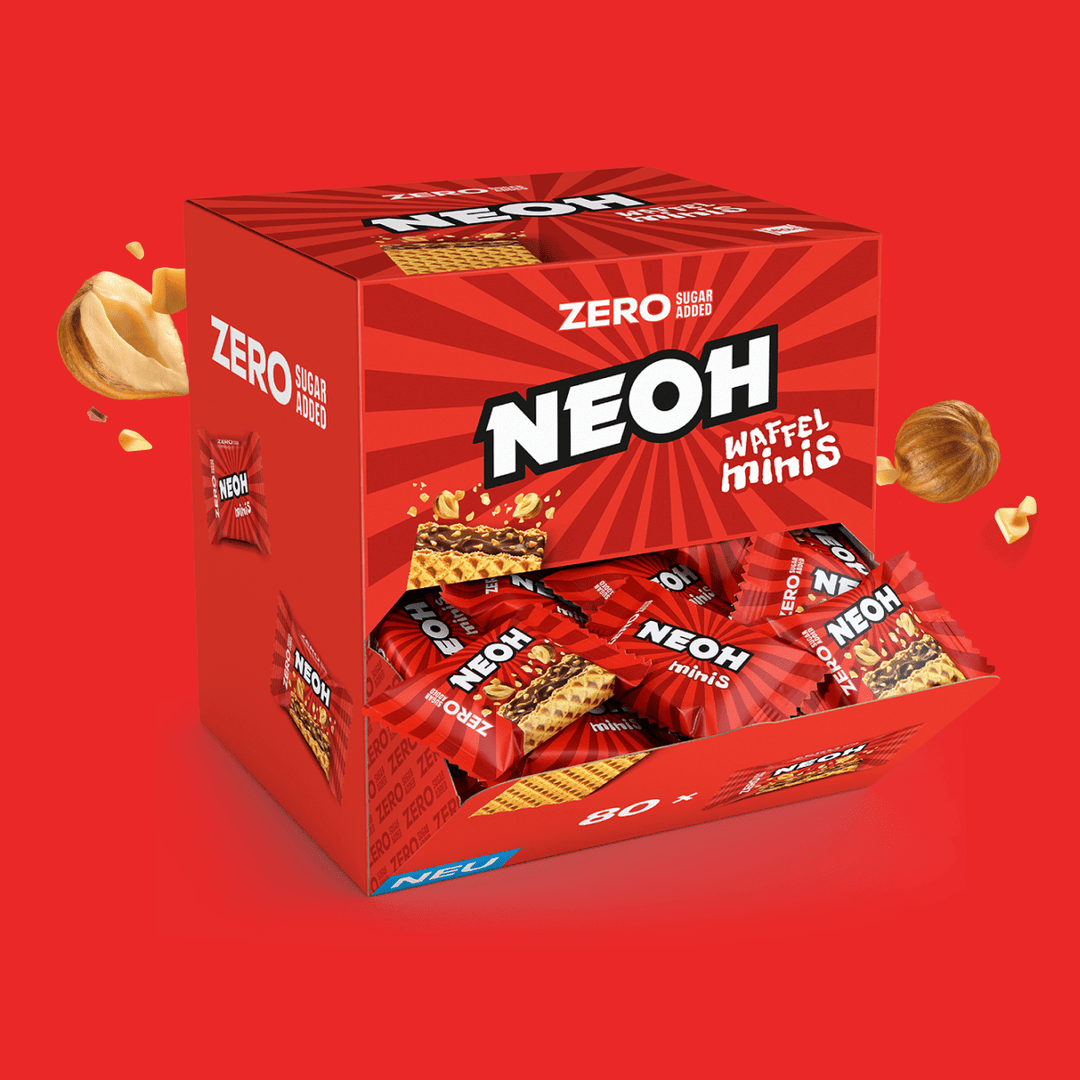 Waffel Minis Snack Box - NEOH zuckerfreie Schokolade